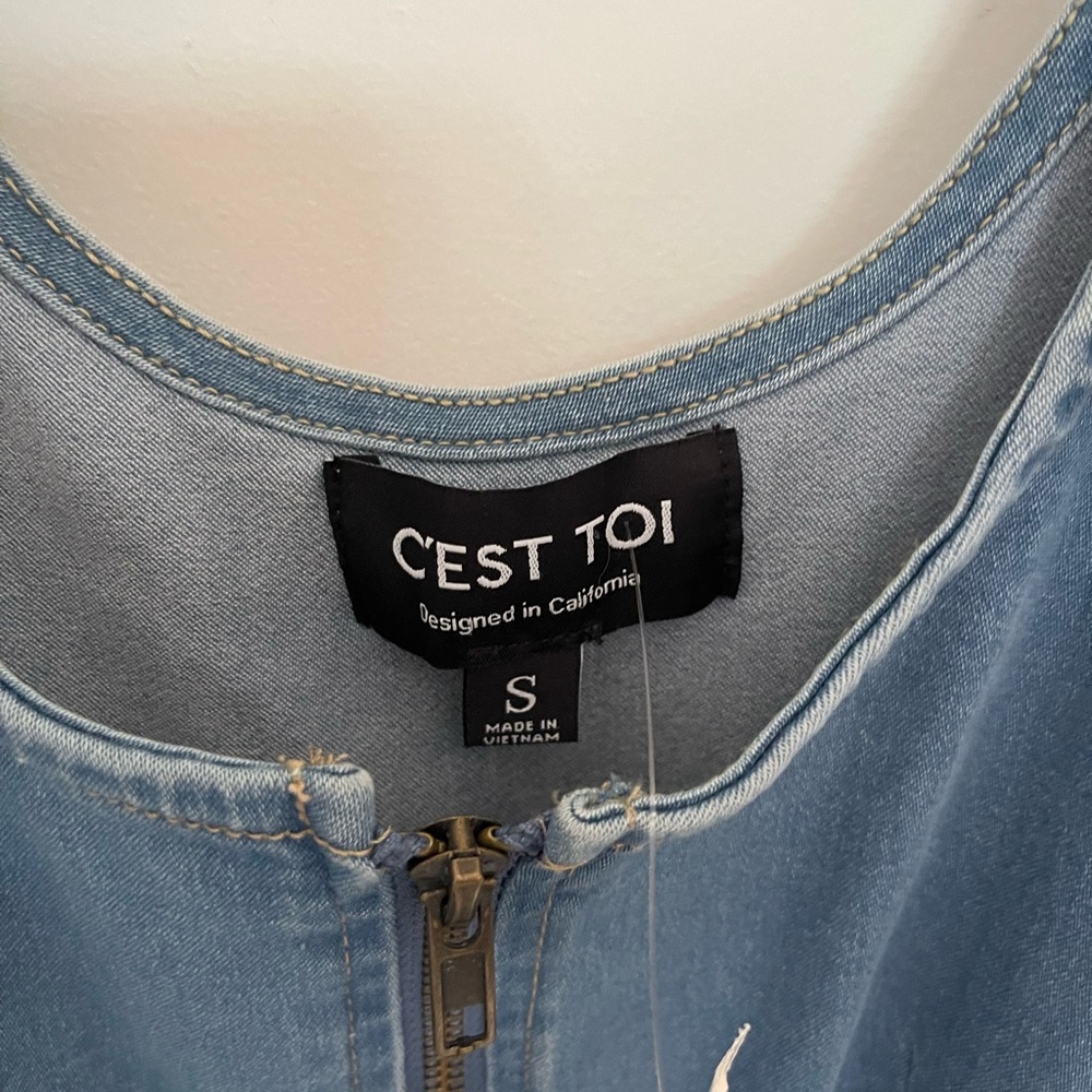 C’est Toi  jean dress - Picture 2 of 3